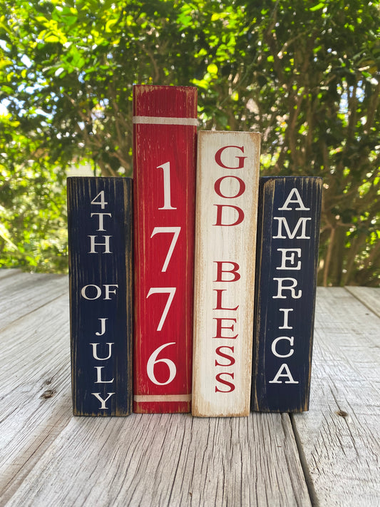 Americana Vertical Book Stack