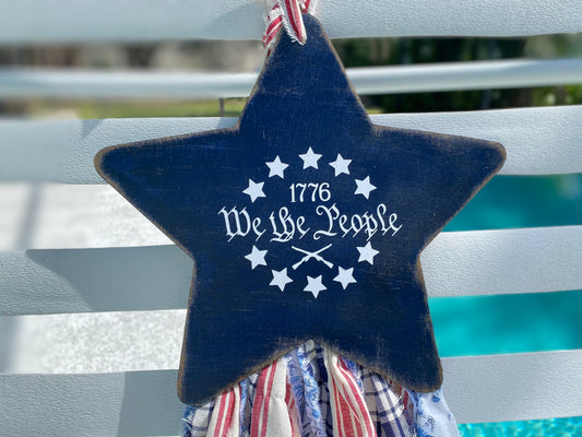AMERICANA VINYL DECAL-1776 We The People